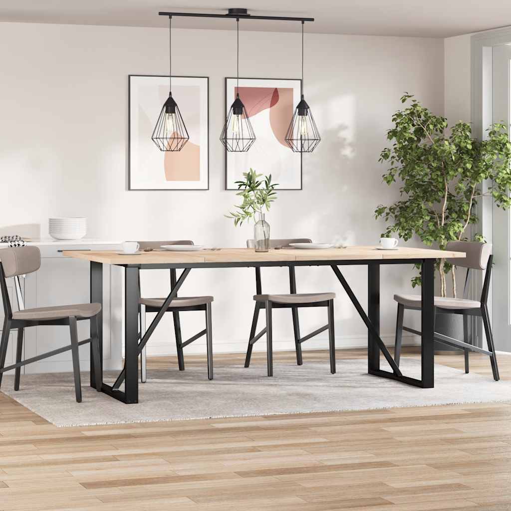 vidaXL Tablero de mesa rectangular 4 uds madera de pino 100x50x2,5 cm - Image 4