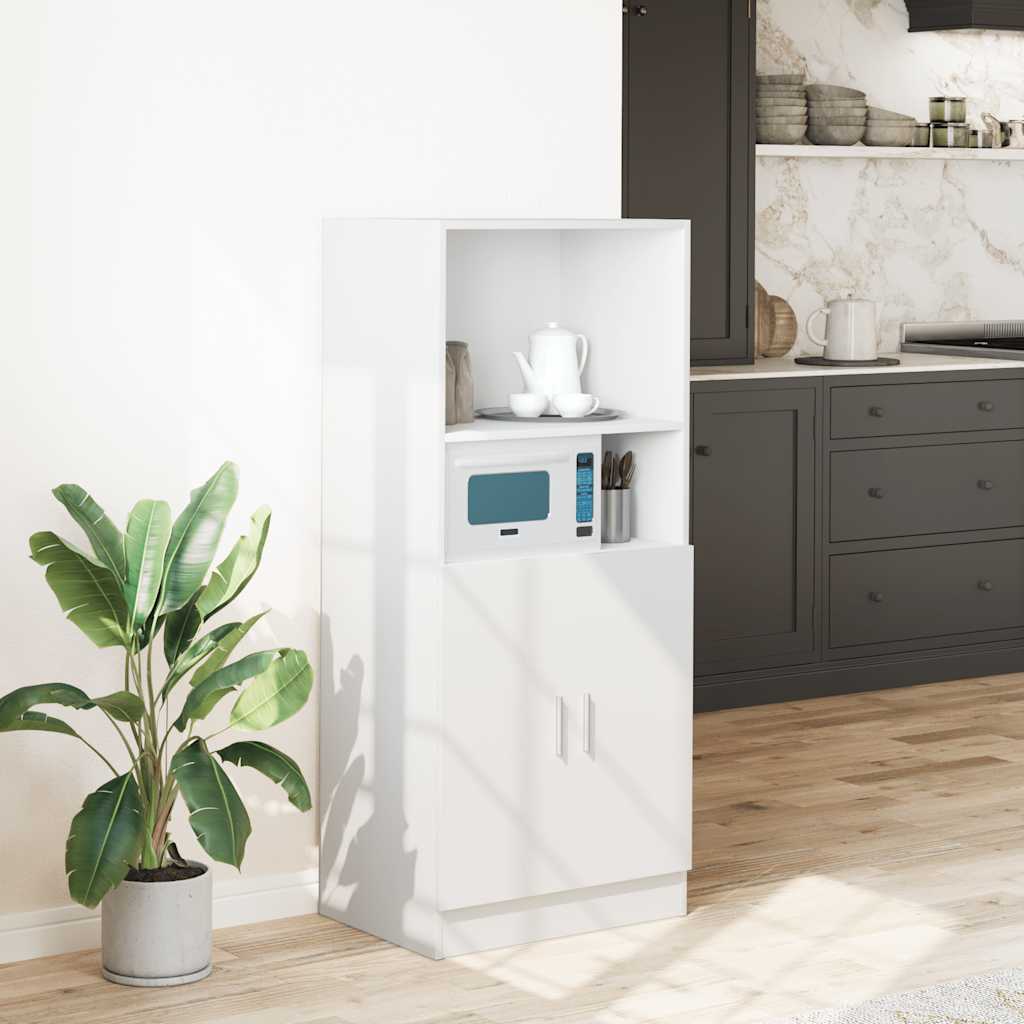 vidaXL Mueble de cocina madera de ingeniería blanco 57x41,5x131,5 cm