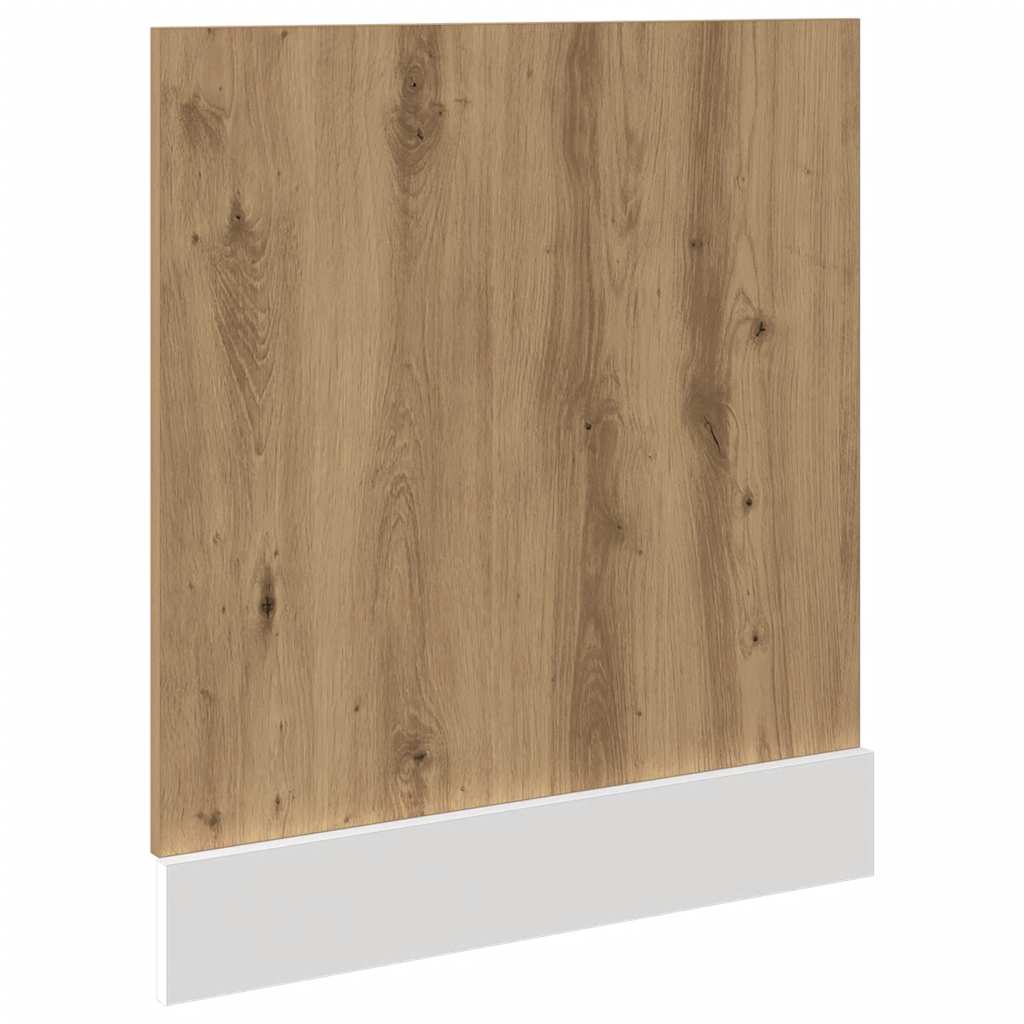 vidaXL Panel para lavavajillas "Lyon" roble artesanal 60x1,5x67 cm madera de ingeniería - Image 5