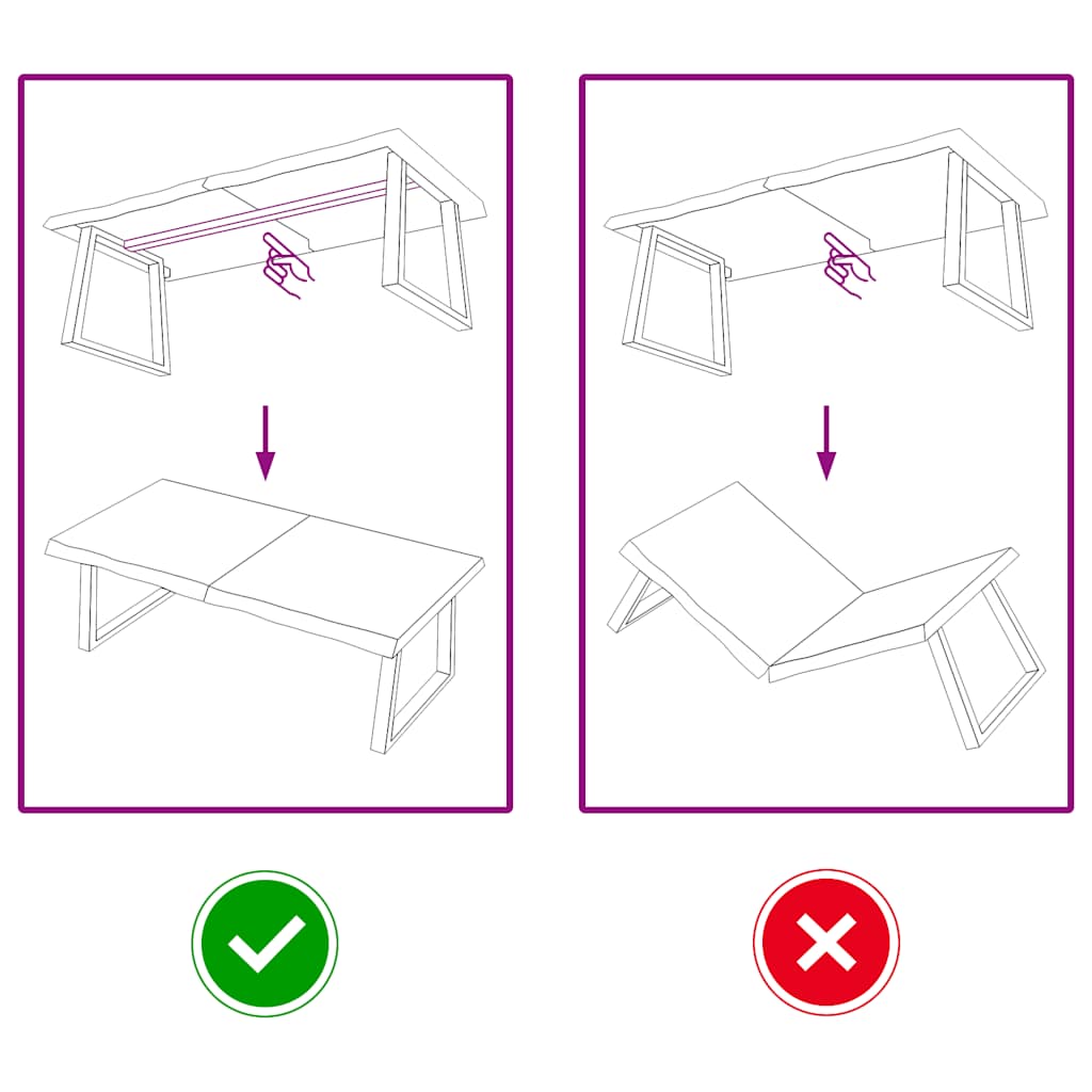 vidaXL Tablero de mesa madera maciza roble sin tratar 120x60x(2-4) cm - Image 4