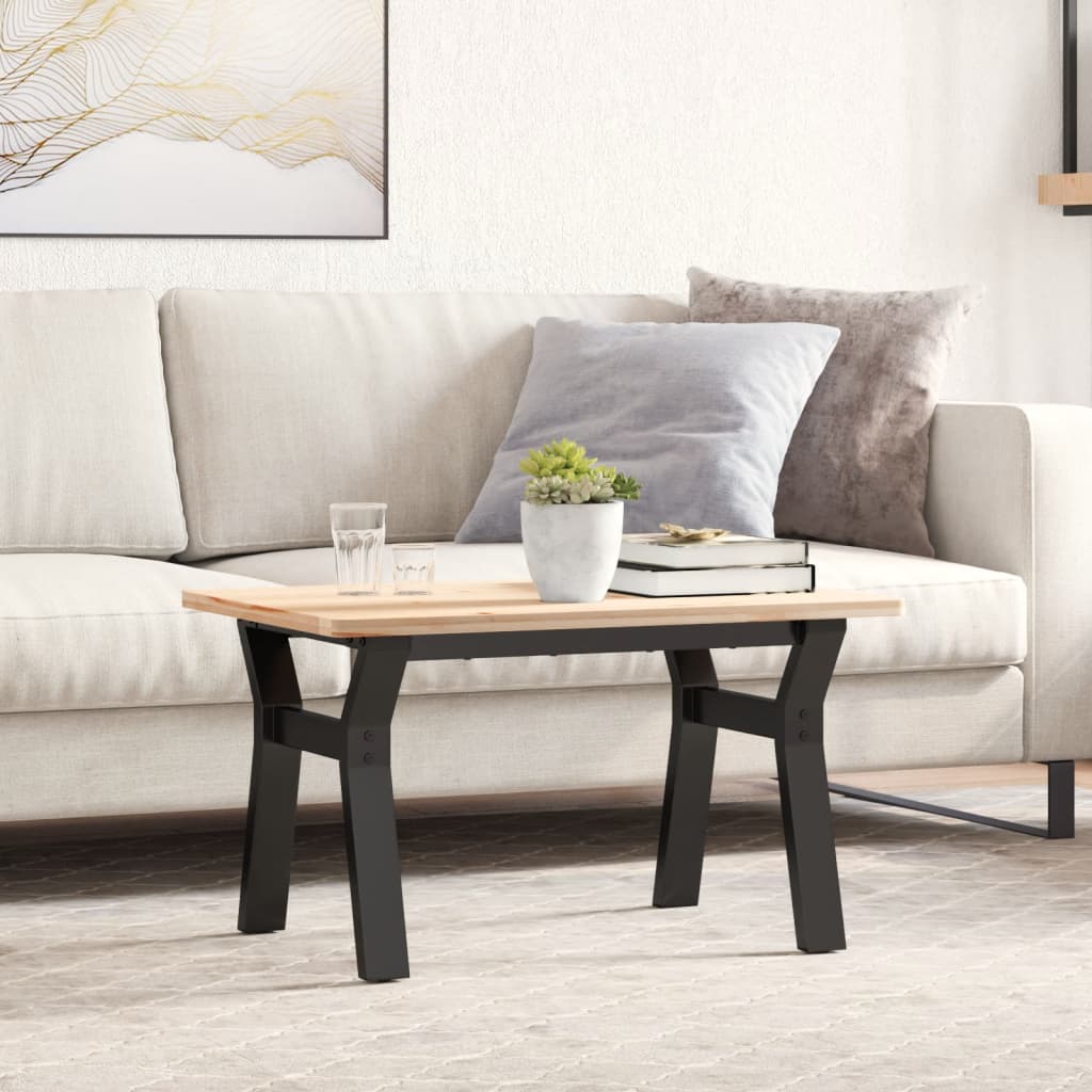 vidaXL Patas de mesa de centro estructura Y acero 60x40x38 cm