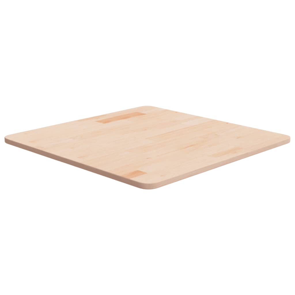 vidaXL Tablero de mesa cuadrada madera de roble sin tratar 60x60x1,5cm