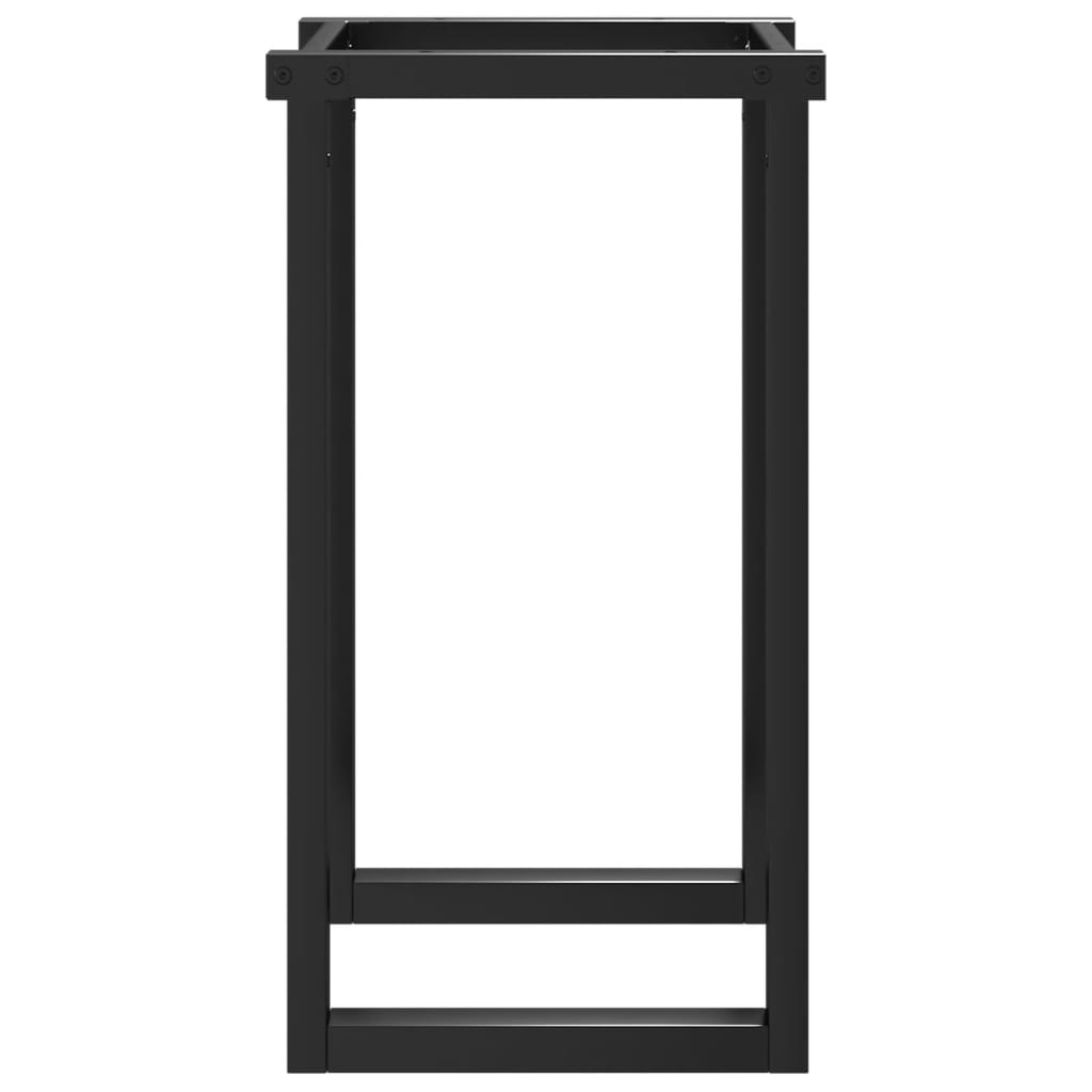 vidaXL Patas de mesa de comedor estructura O acero 50x40x73 cm - Image 5