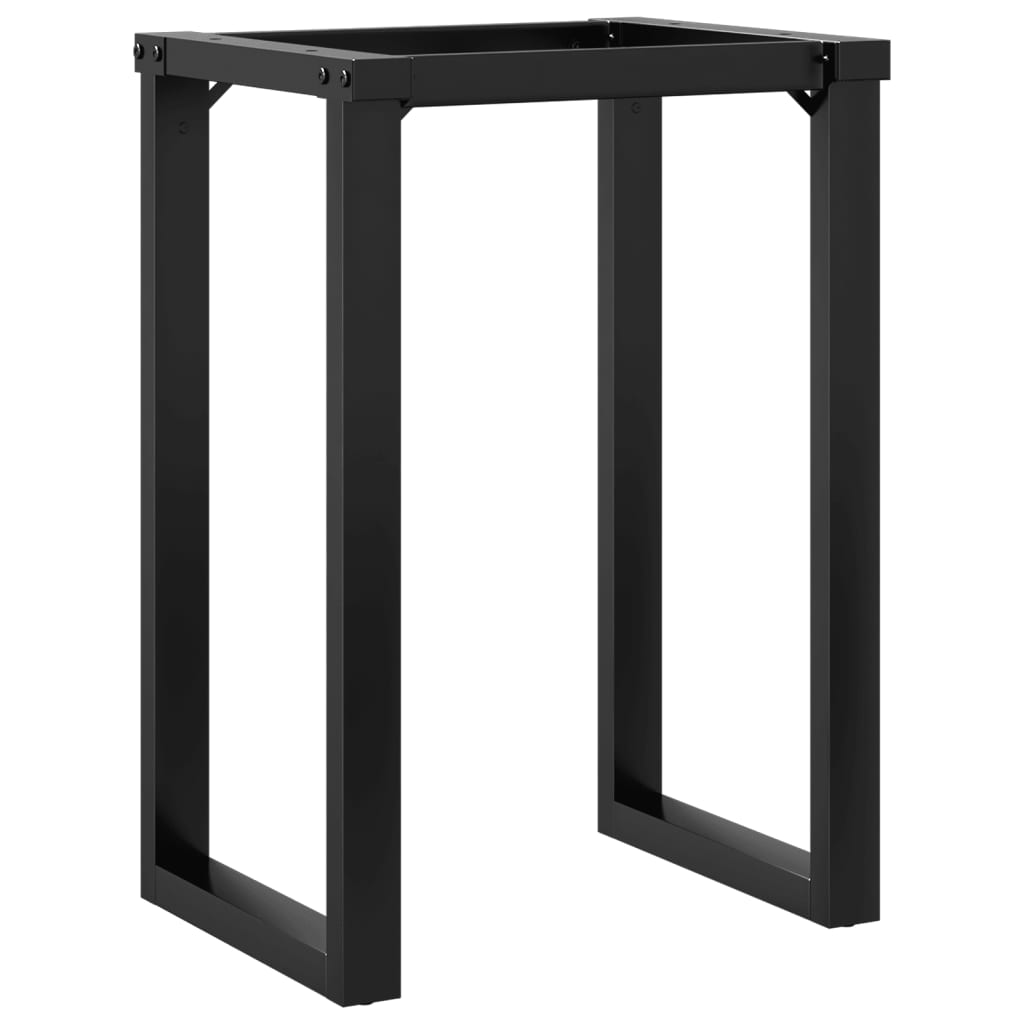 vidaXL Patas de mesa de comedor estructura O acero 50x40x73 cm - Image 6