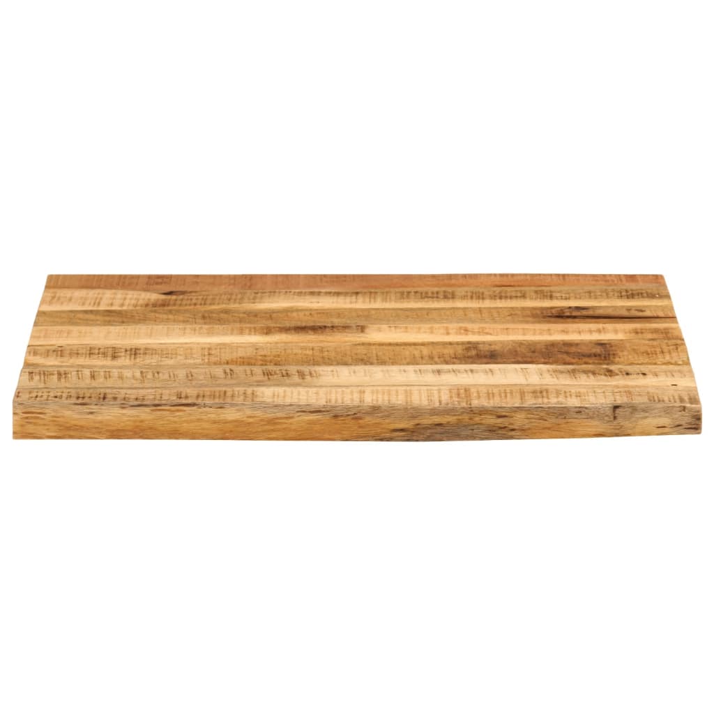 vidaXL Tablero de mesa borde natural madera maciza mango 40x40x2,5 cm - Image 3