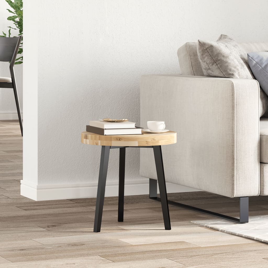 vidaXL Tablero de mesa redondo madera maciza de acacia Ø40x4 cm - Image 3