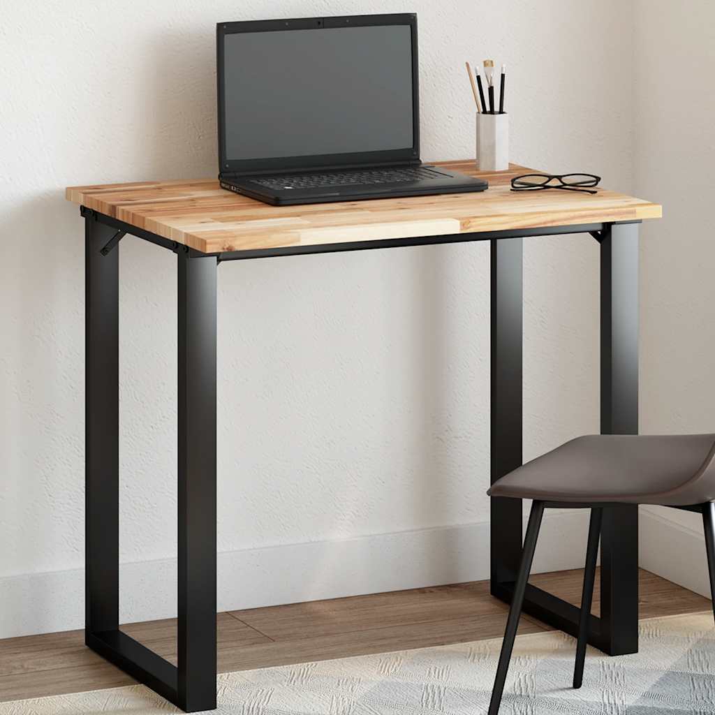 vidaXL Tablero de mesa rectangular madera maciza acacia 80x60x2 cm