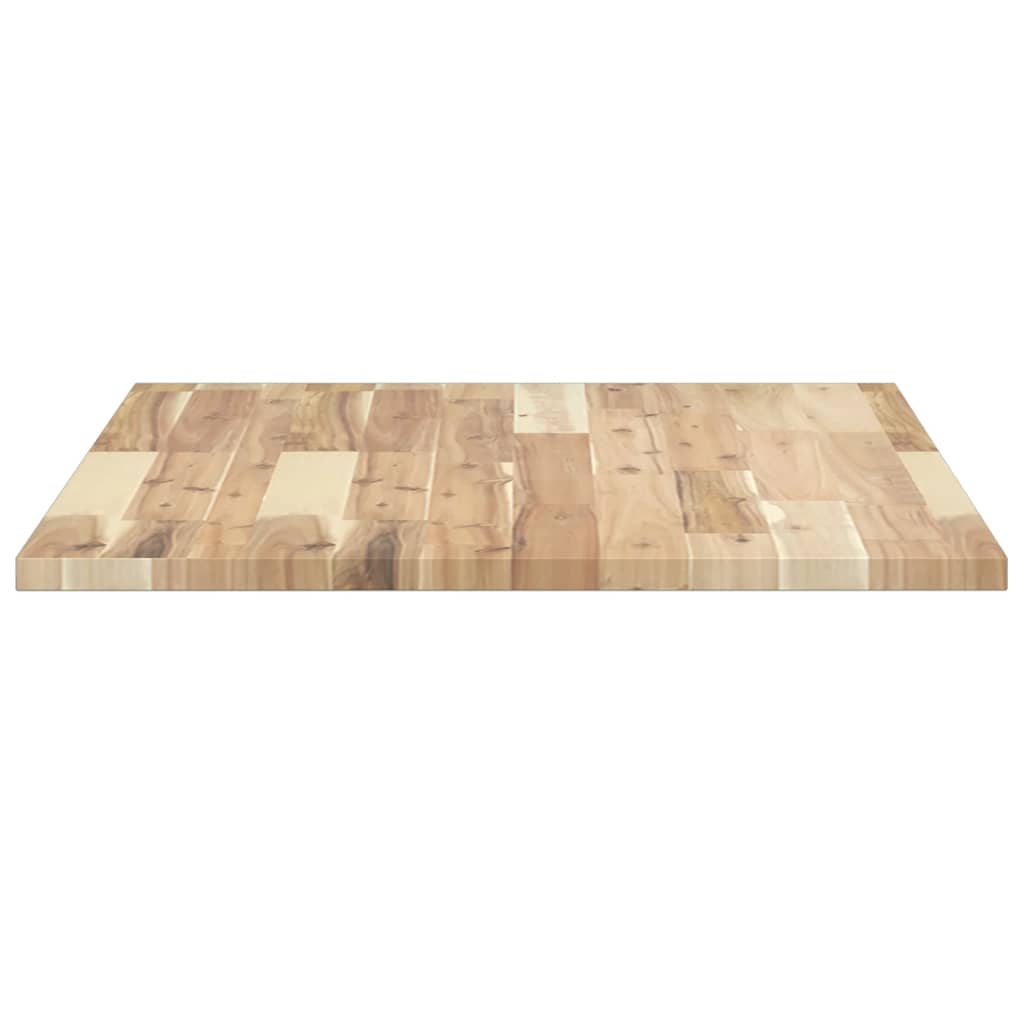 vidaXL Tablero de mesa rectangular madera maciza acacia 80x60x2 cm - Image 6