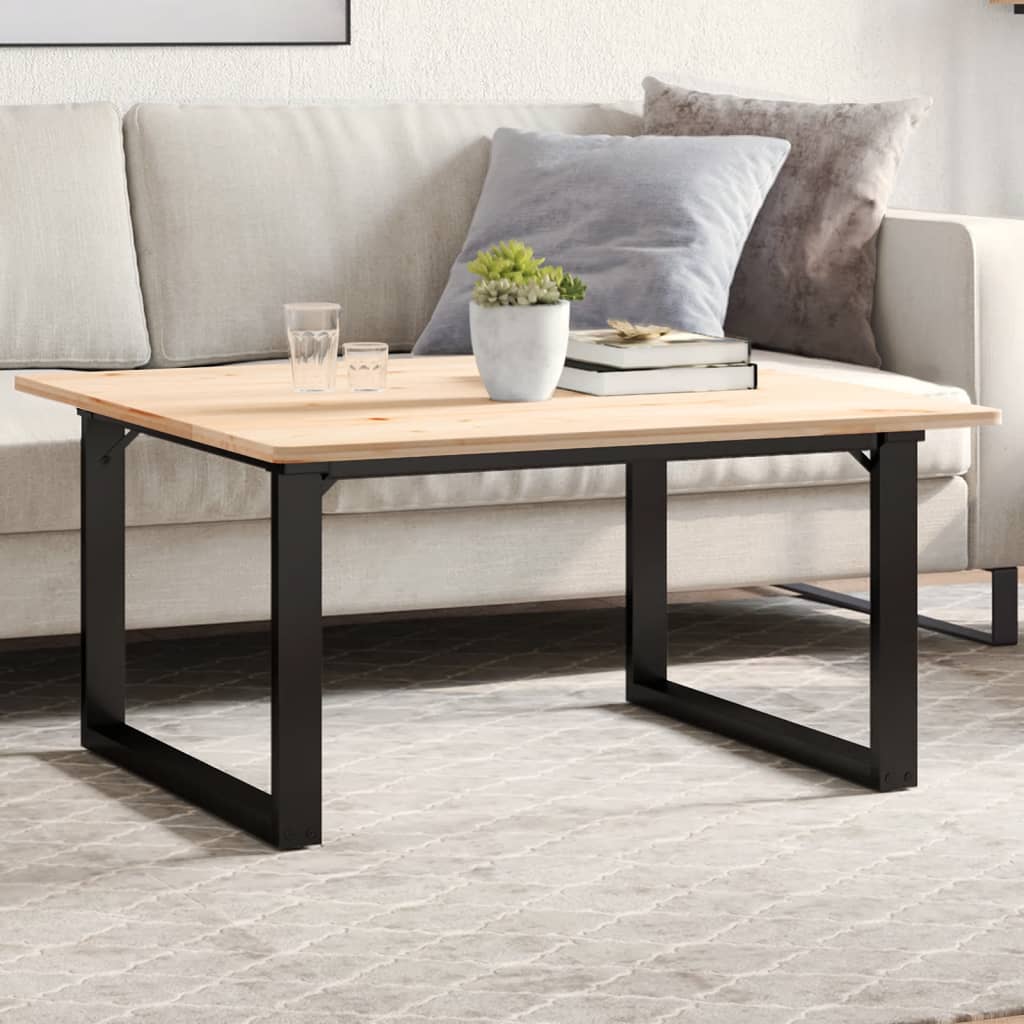 vidaXL Patas de mesa de centro estructura O acero 80x70x43 cm