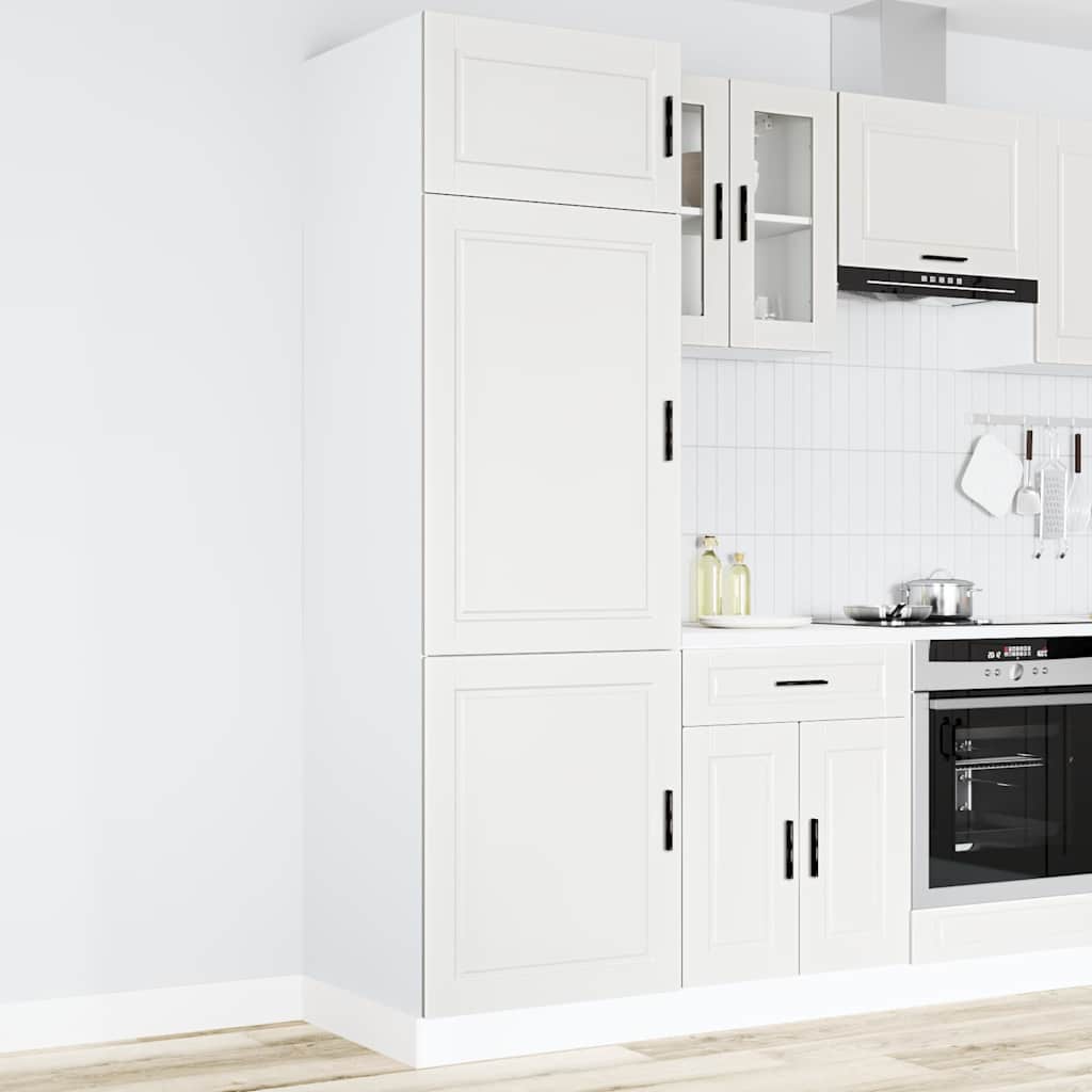 vidaXL Mueble de cocina Porto de madera contrachapada blanca