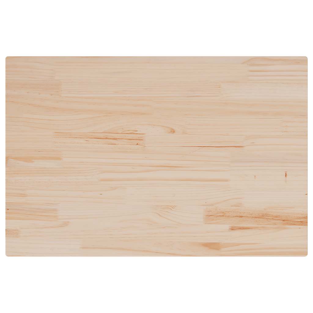 vidaXL Tablero de mesa rectangular 3 uds madera de pino 80x53x2,5 cm - Image 3