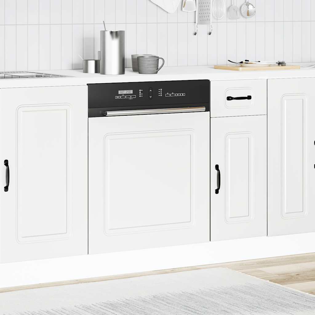 vidaXL Panel para lavavajillas Kalmar blanco 60x1,5x67 cm - Image 3
