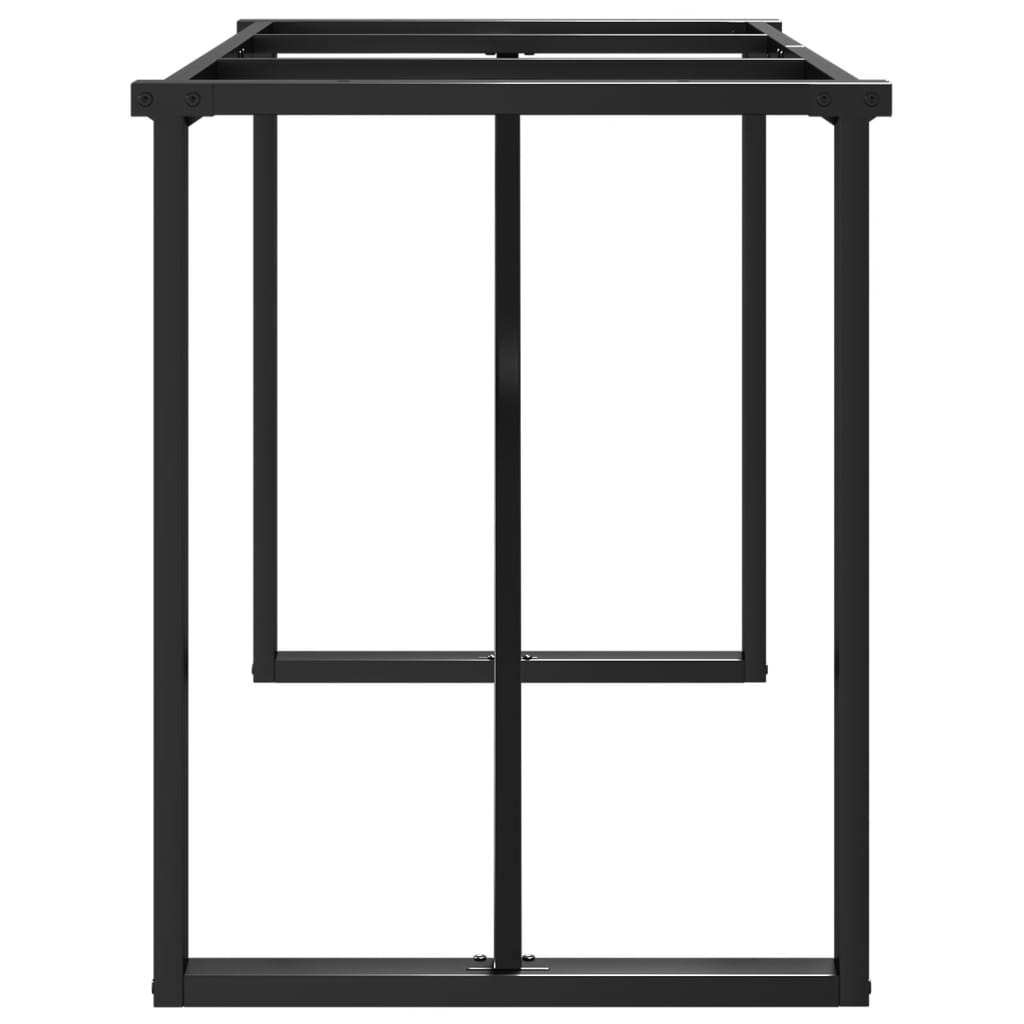 vidaXL Patas de mesa de comedor estructura O acero 120x60x73 cm - Image 5