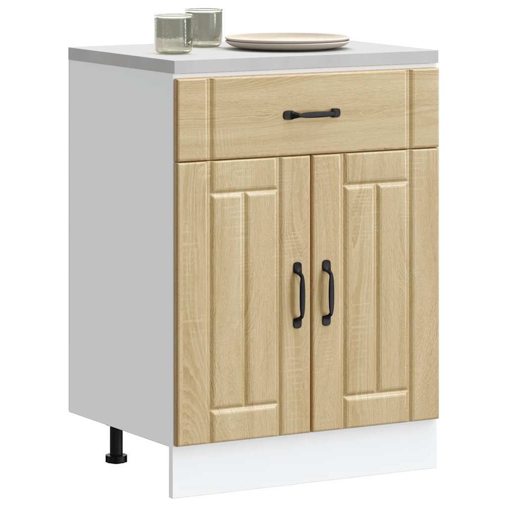 vidaXL Mueble bajo de cocina Lucca roble sonoma