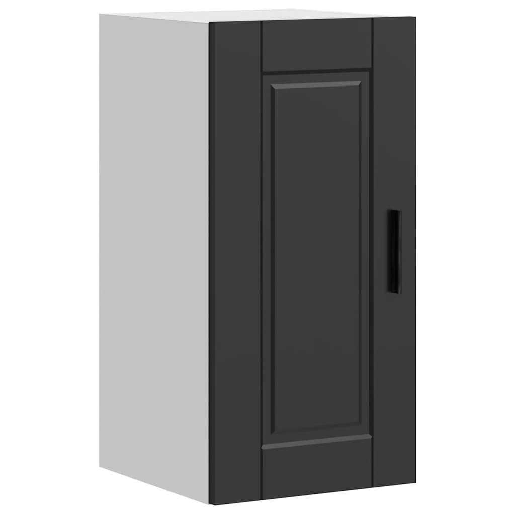 vidaXL Mueble de pared de cocina Porto madera contrachapada negra