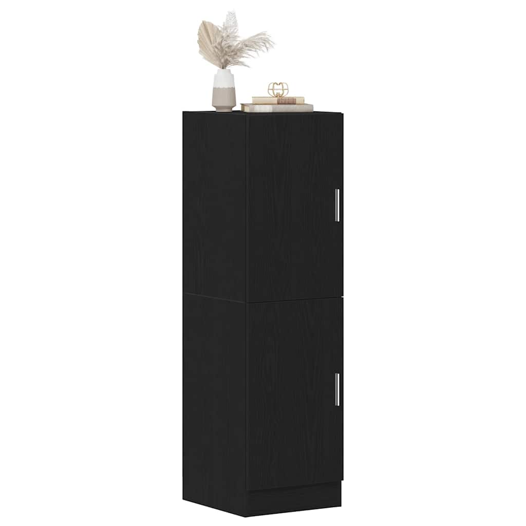vidaXL Mueble de cocina madera de ingeniería negro 38x41,5x131,5 cm