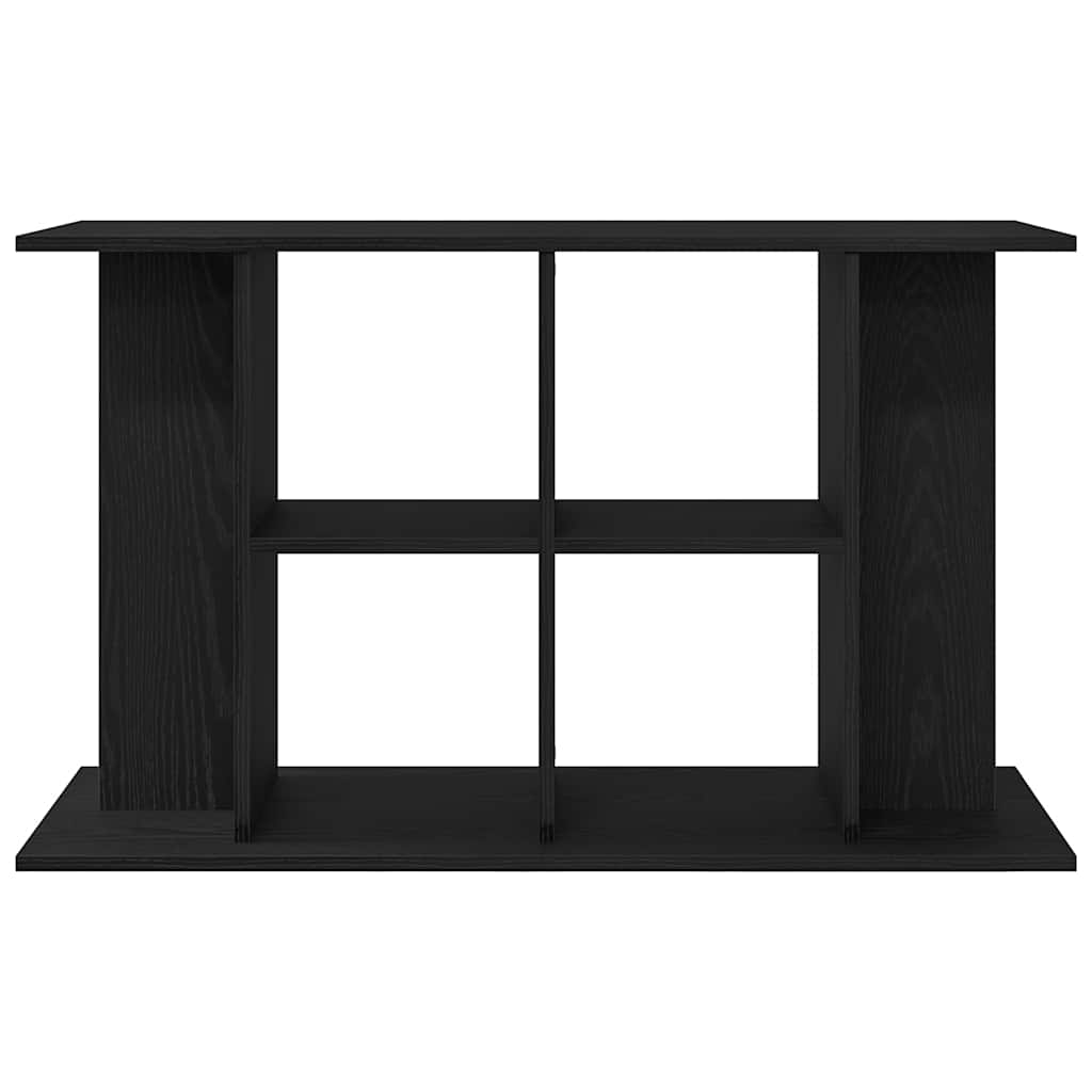 vidaXL Soporte para acuario de madera de ingeniería de roble negro 100x40x60 cm - Image 5