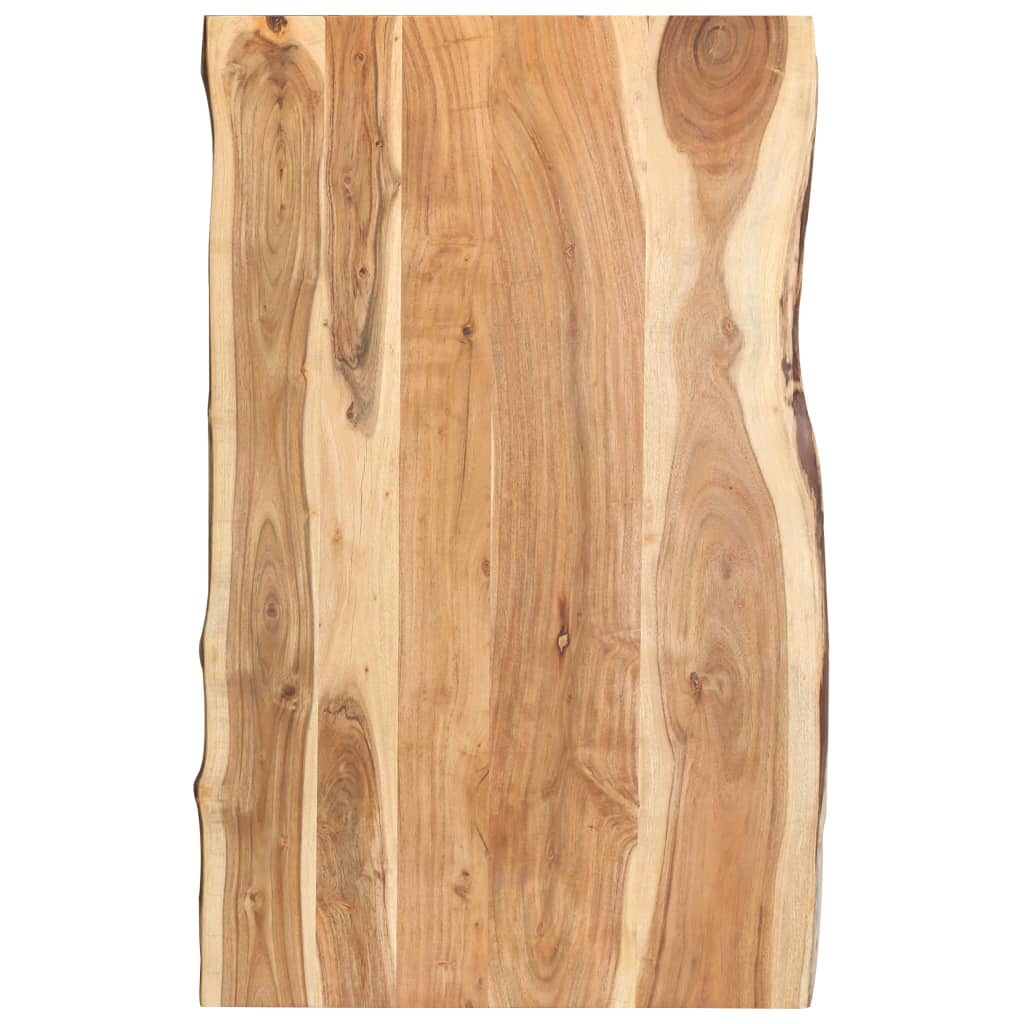 vidaXL Superficie de mesa de madera maciza de acacia 100x(50-60)x3,8 cm