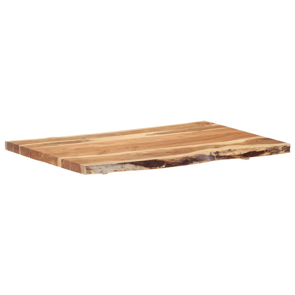 vidaXL Superficie de mesa de madera maciza de acacia 100x(50-60)x3,8 cm - Image 6