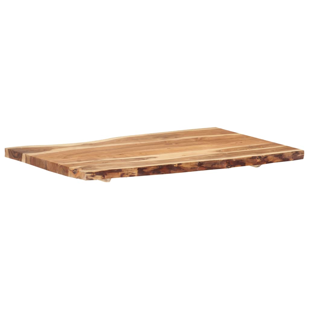 vidaXL Superficie de mesa de madera maciza de acacia 100x(50-60)x3,8 cm - Image 5