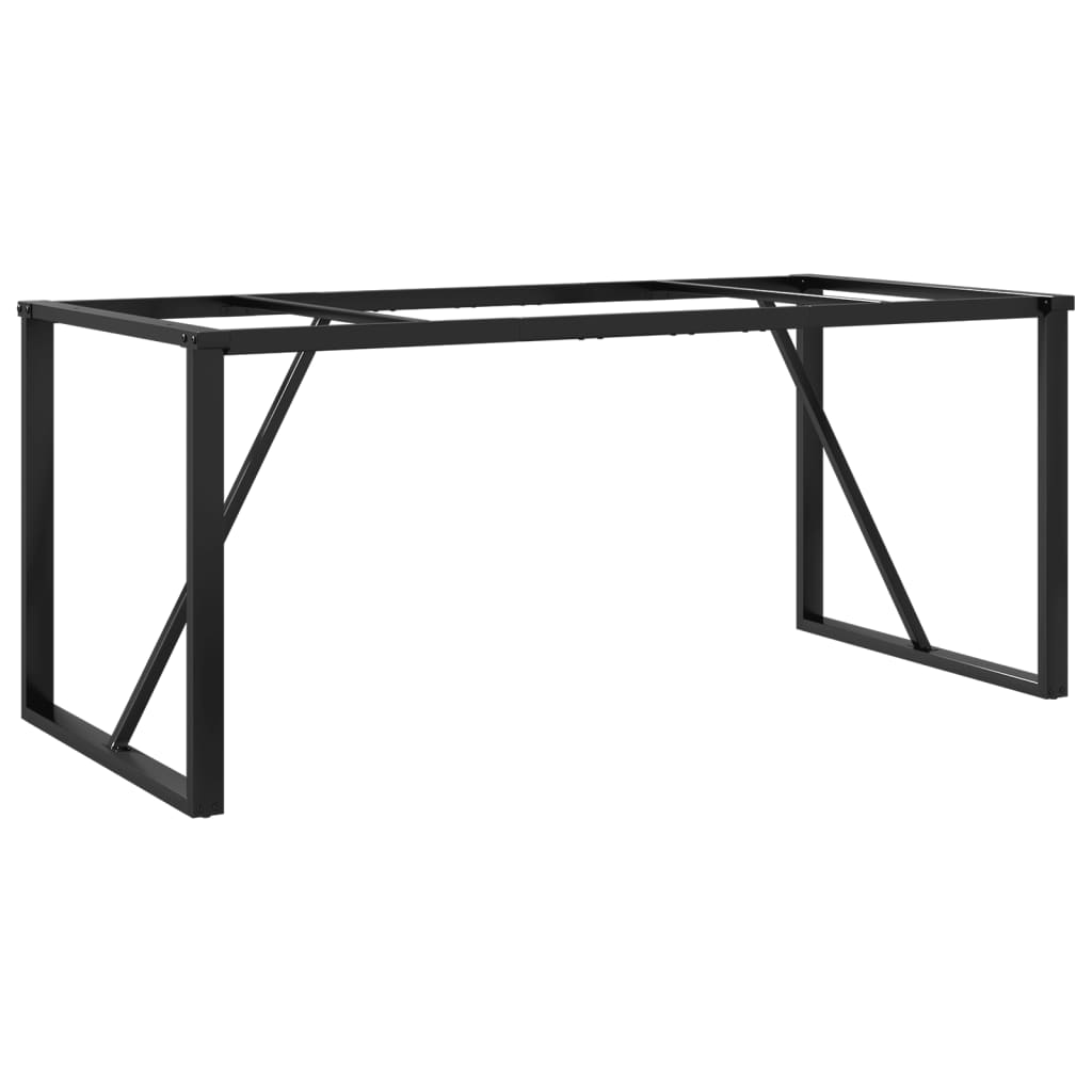vidaXL Patas de mesa de comedor estructura O acero 160x80x73 cm - Image 6