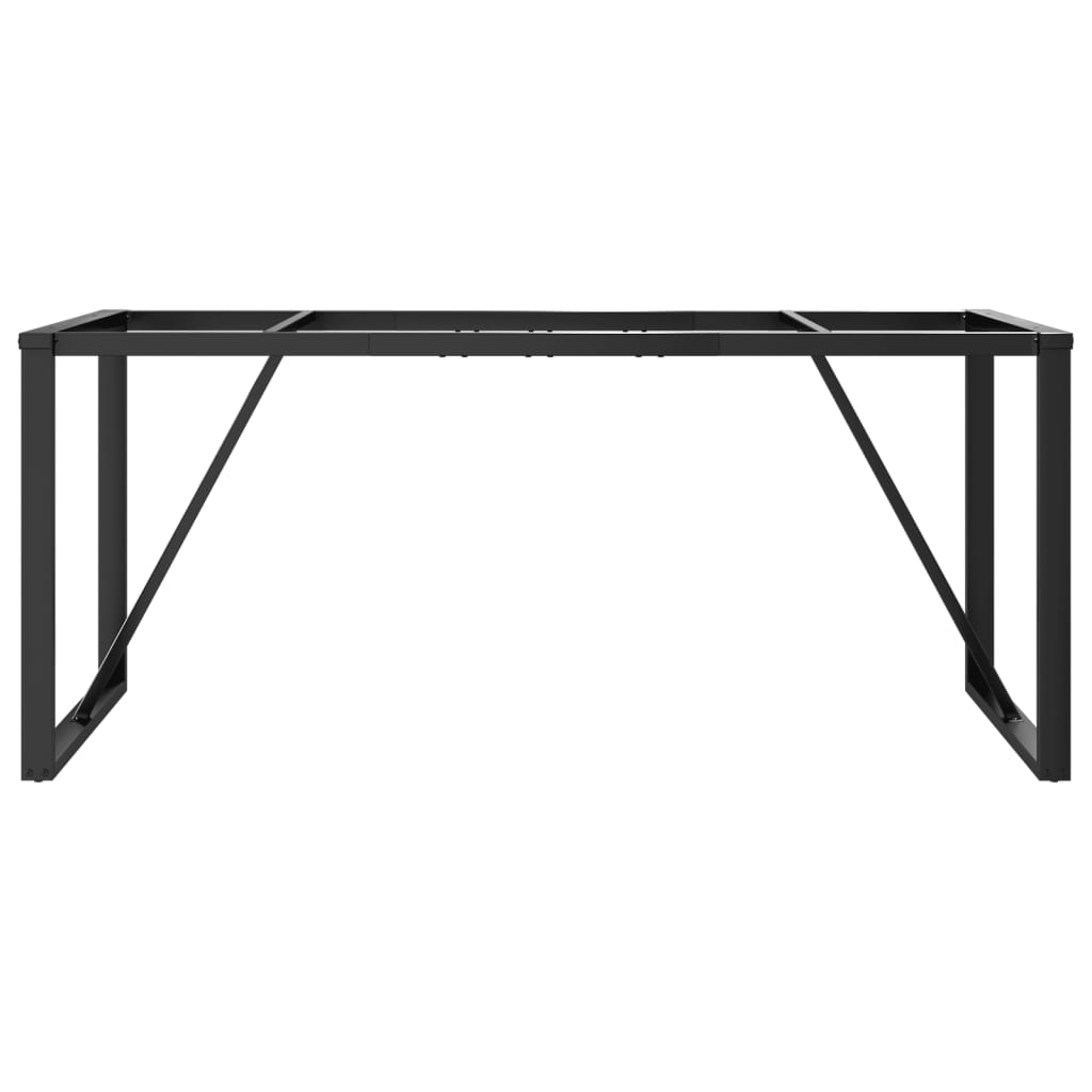 vidaXL Patas de mesa de comedor estructura O acero 160x80x73 cm - Image 4