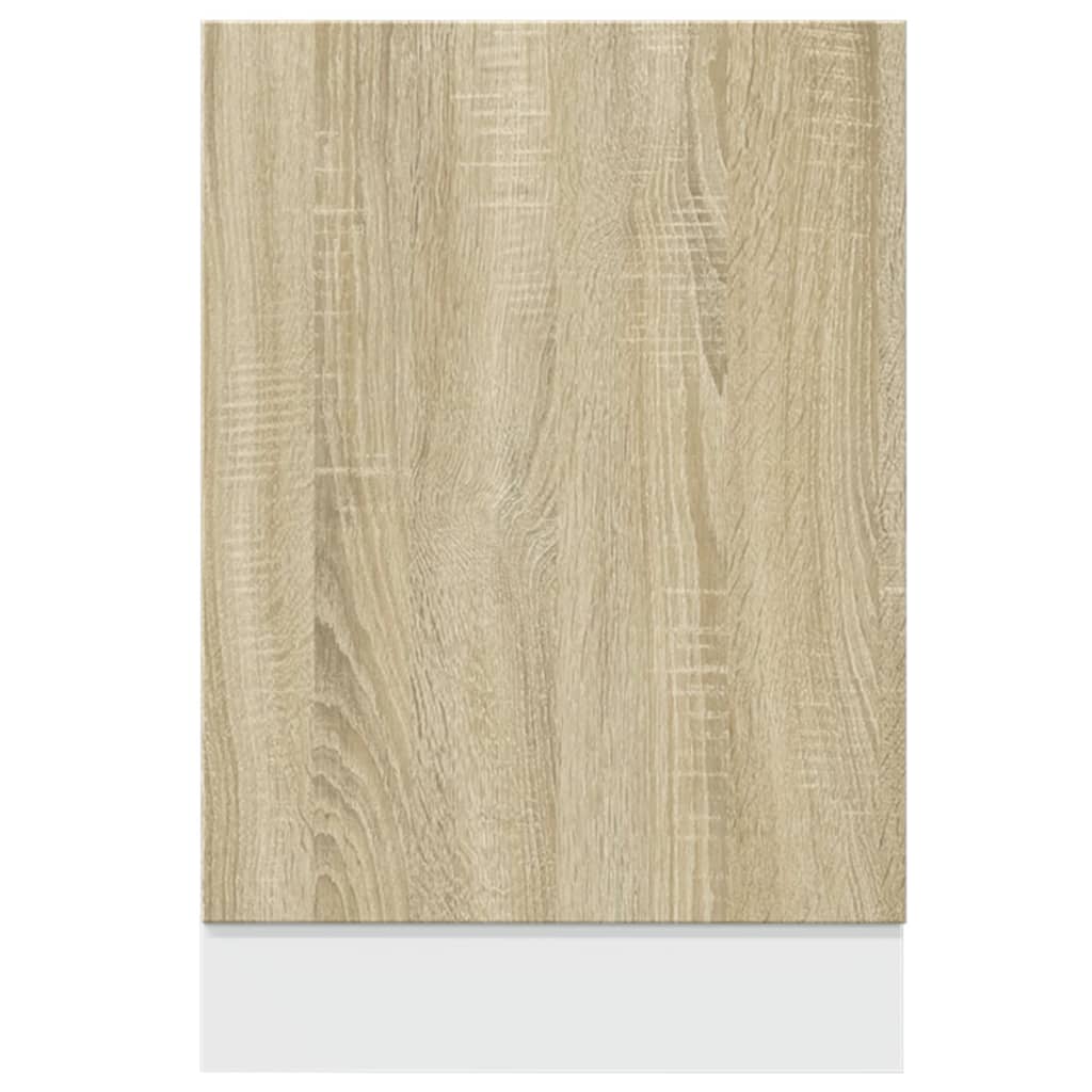 vidaXL Panel para lavavajillas roble Sonoma 45x3x67 cm madera de ingeniería - Image 4