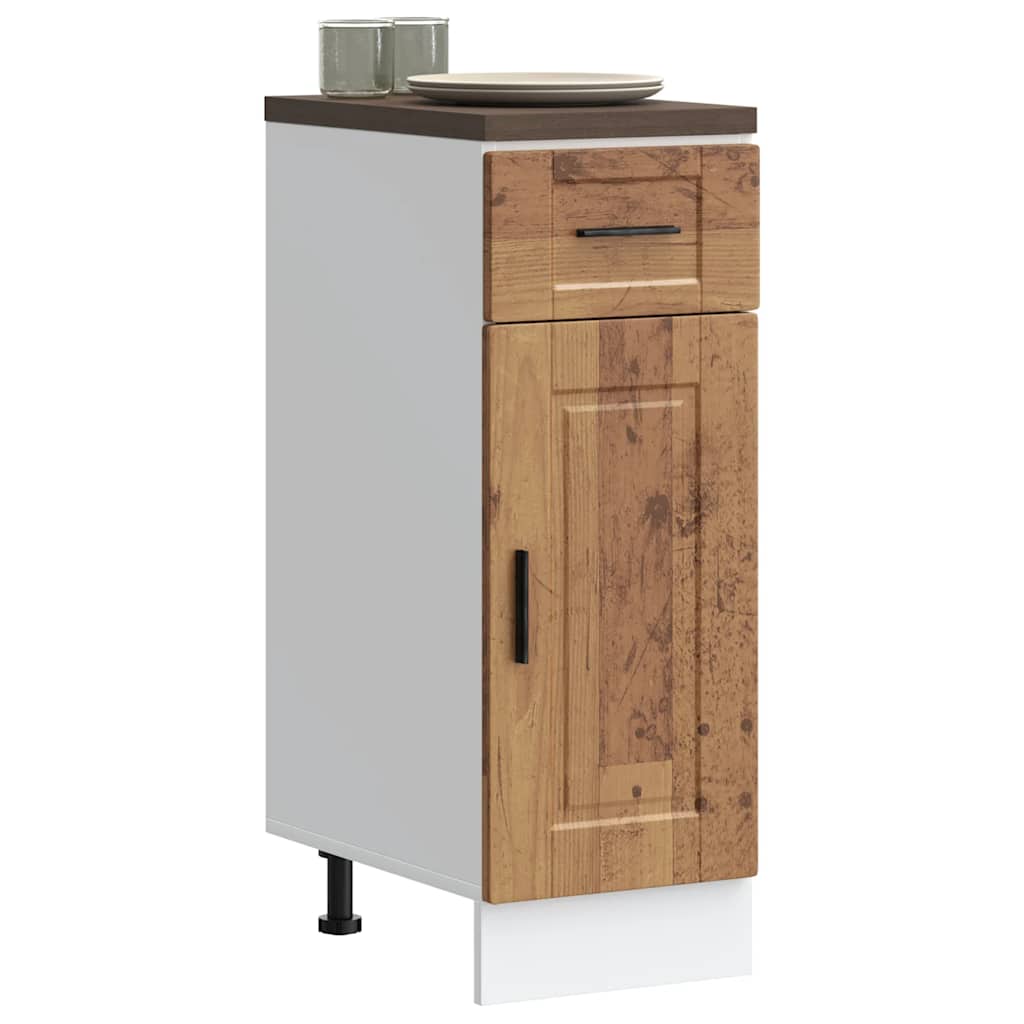 vidaXL Mueble bajo de cocina porto madera vieja madera reconstituida