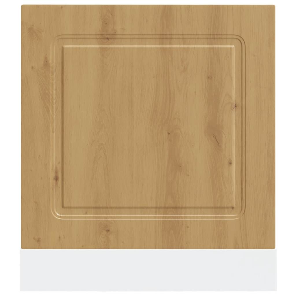 vidaXL Panel para lavavajillas Kalmar roble artesanal 60x1,5x67 cm - Image 4