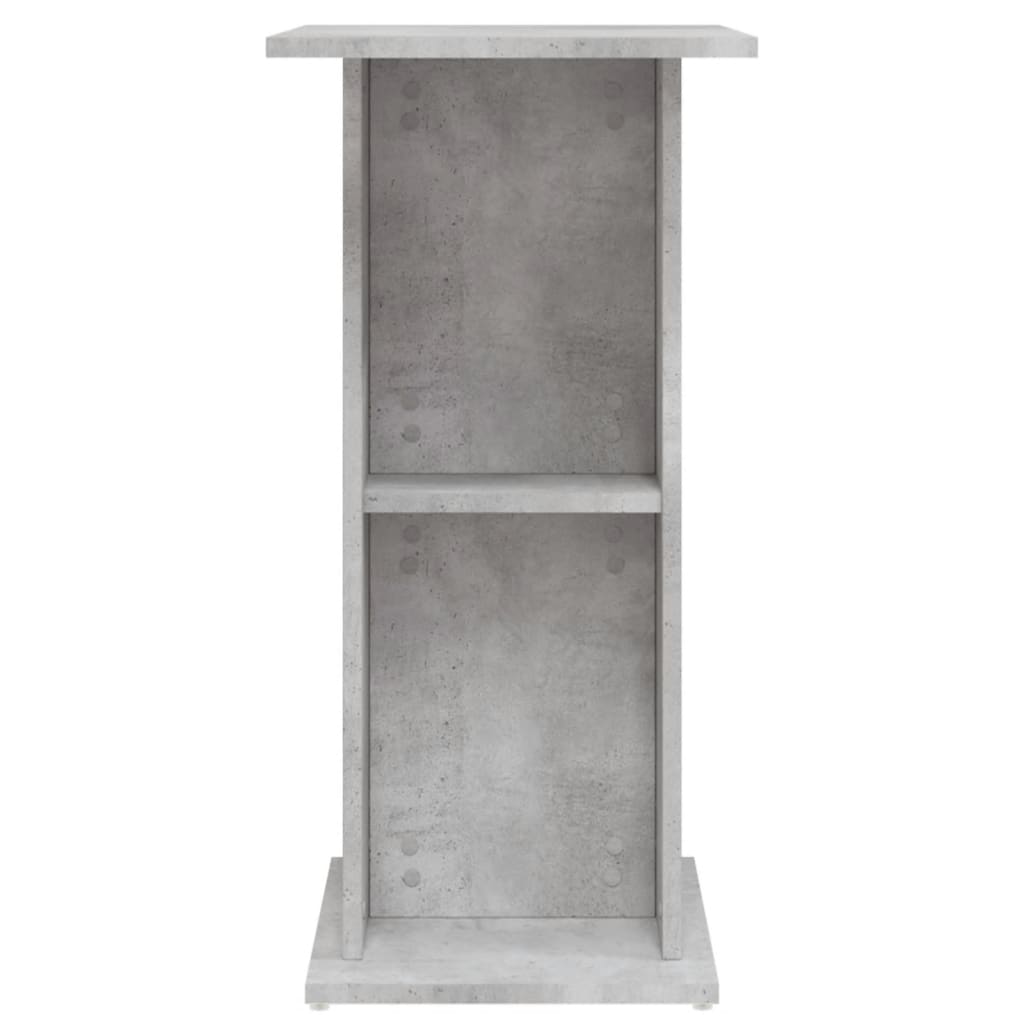 vidaXL Soporte para acuario de hormigón gris 60,5x36x72,5 cm de madera sintética - Image 5