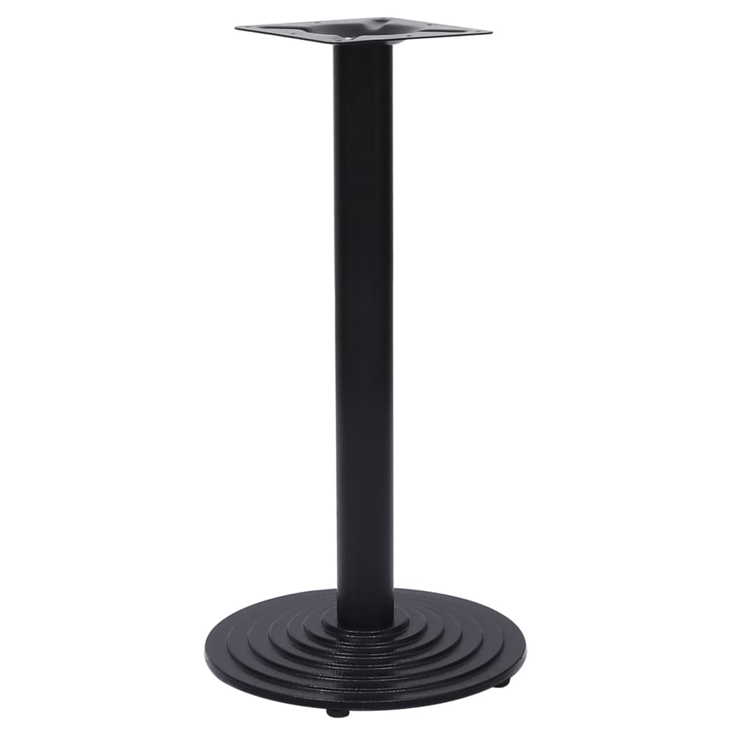 vidaXL Pata de mesa de bistró negra Ø43x72 cm hierro fundido