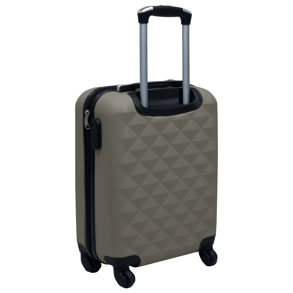 vidaXL Maleta trolley con ruedas rígida ABS gris antracita - Image 4