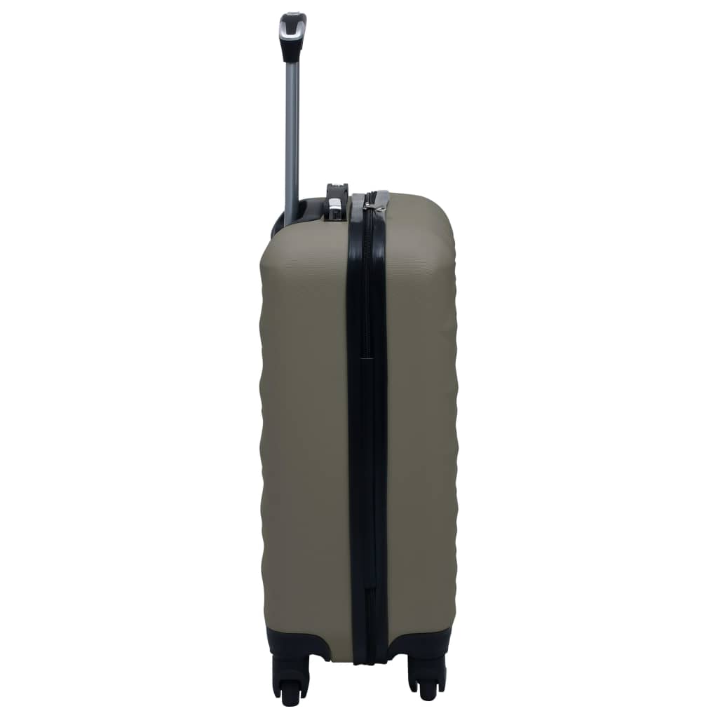 vidaXL Maleta trolley con ruedas rígida ABS gris antracita - Image 3