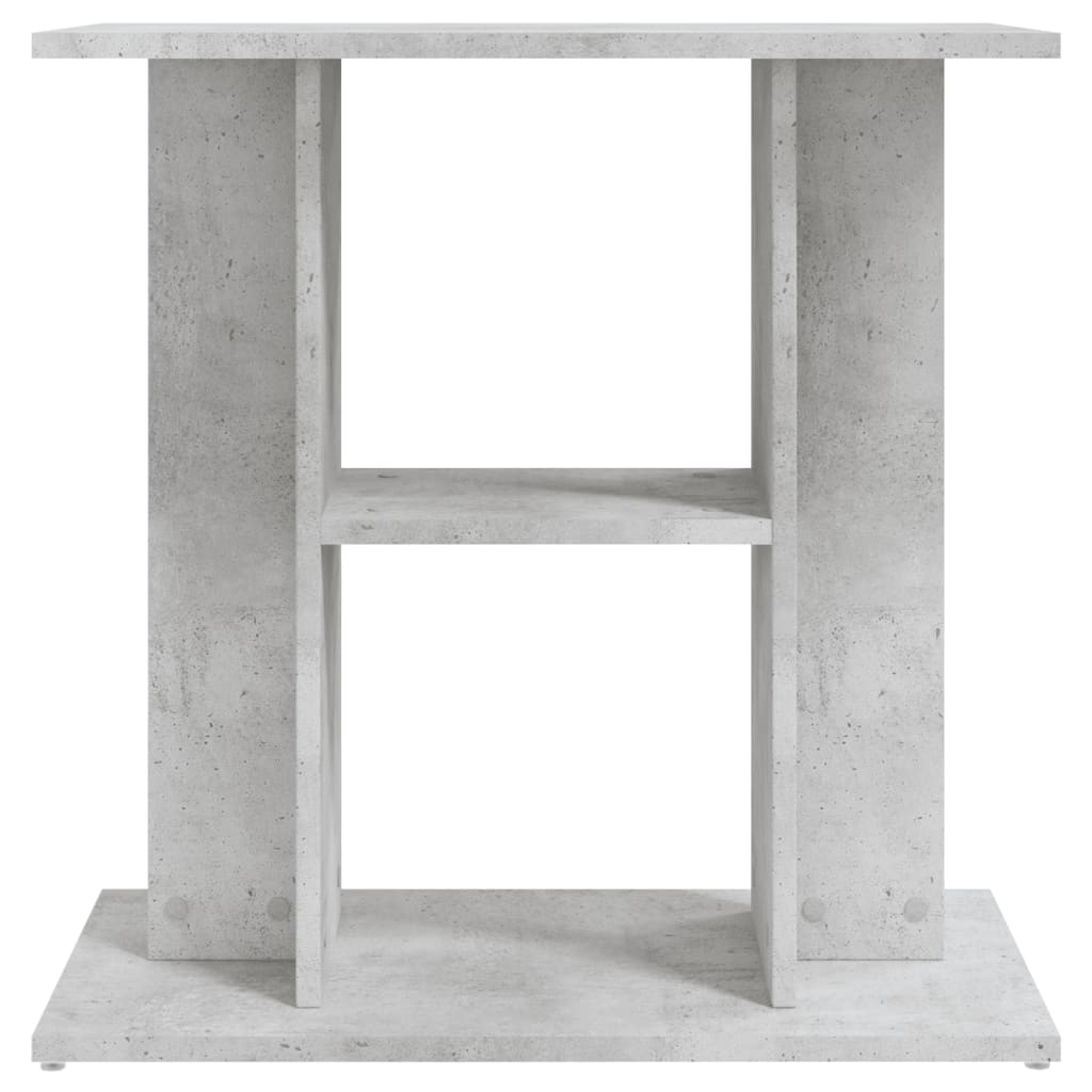 vidaXL Soporte para acuario de hormigón gris 60x30x60 cm de madera sintética - Image 4