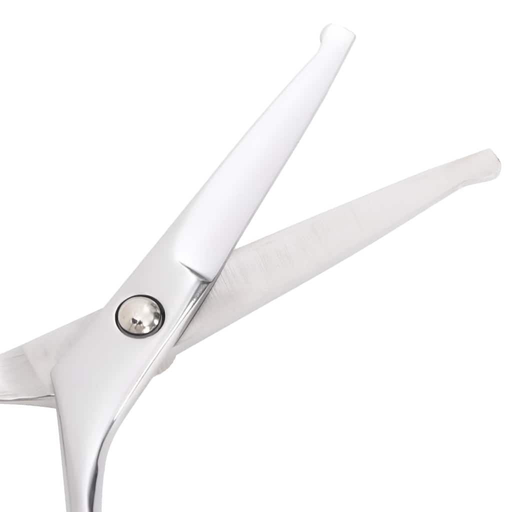 vidaXL Set de tijeras de peluquería canina 4 piezas acero inoxidable - Image 5