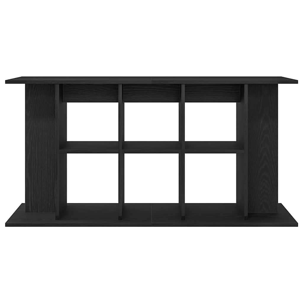 vidaXL Soporte para acuario de madera de ingeniería de roble negro 120x40x60 cm - Image 5