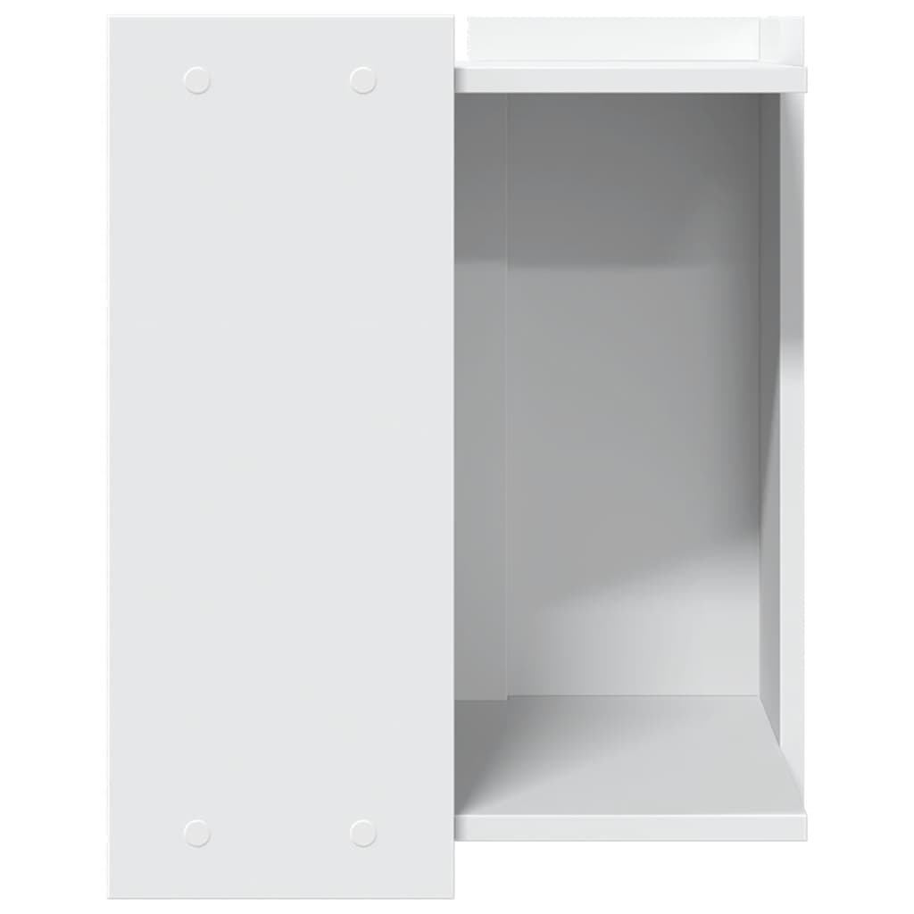 vidaXL Mueble arenero para gatos madera ingeniería blanco 42x42x51 cm - Image 5