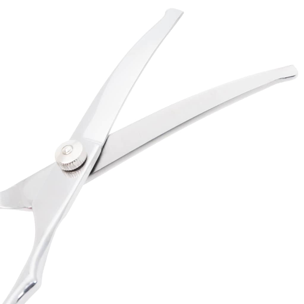 vidaXL Set de tijeras de peluquería canina 6 piezas acero inoxidable - Image 4