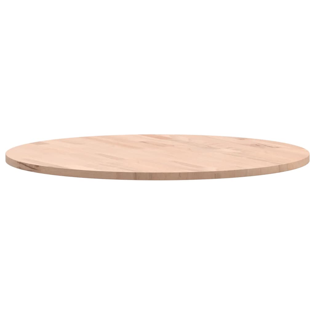 vidaXL Tablero redondo de madera maciza de haya Ø60x1,5 cm - Image 6