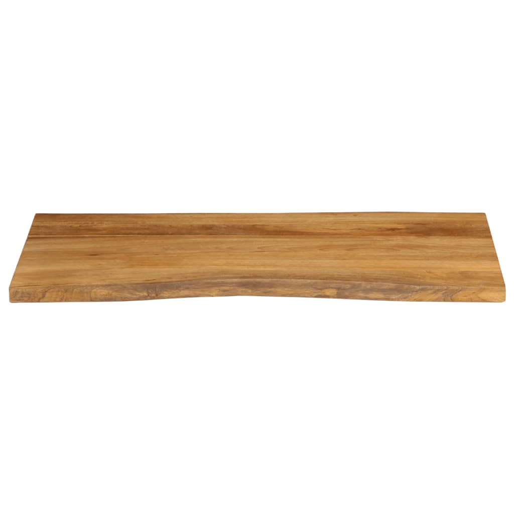 vidaXL Tablero de mesa borde natural madera maciza mango 110x60x2,5 cm - Image 3