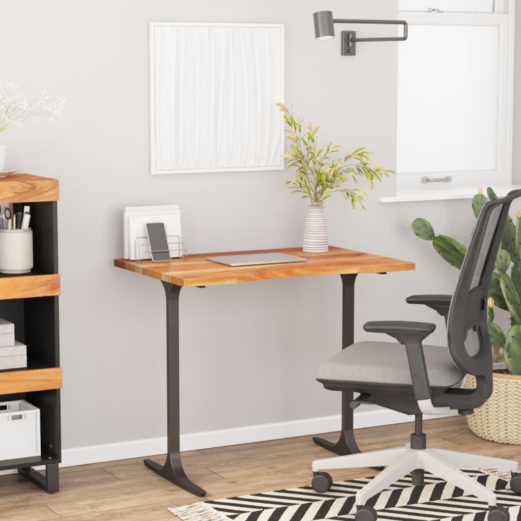 vidaXL Tablero de escritorio rectangular madera de acacia 80x60x2,5 cm