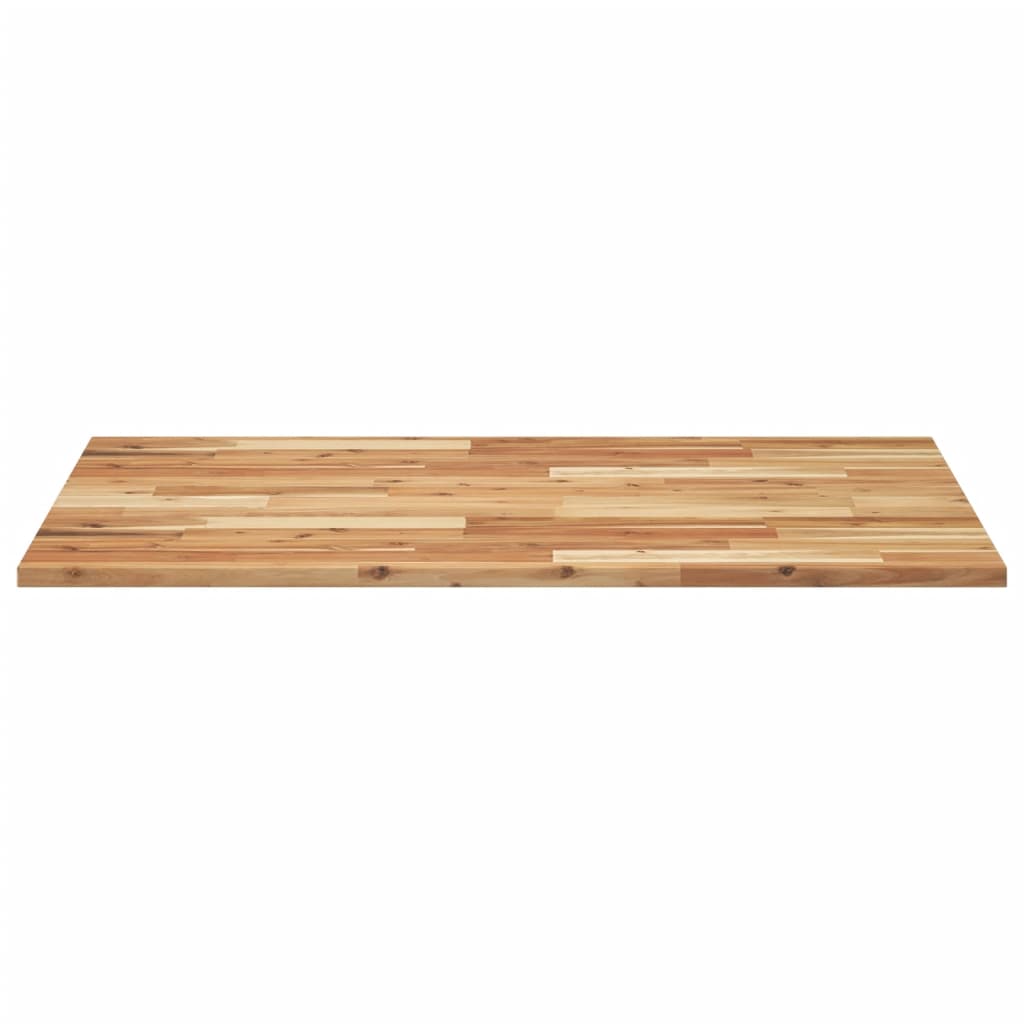 vidaXL Tablero de mesa rectangular madera maciza acacia 80x70x2 cm - Image 4