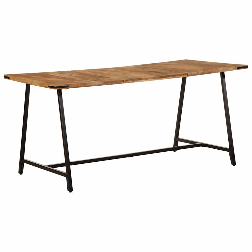 vidaXL Mesa de comedor madera maciza de mango 160x80x75 cm