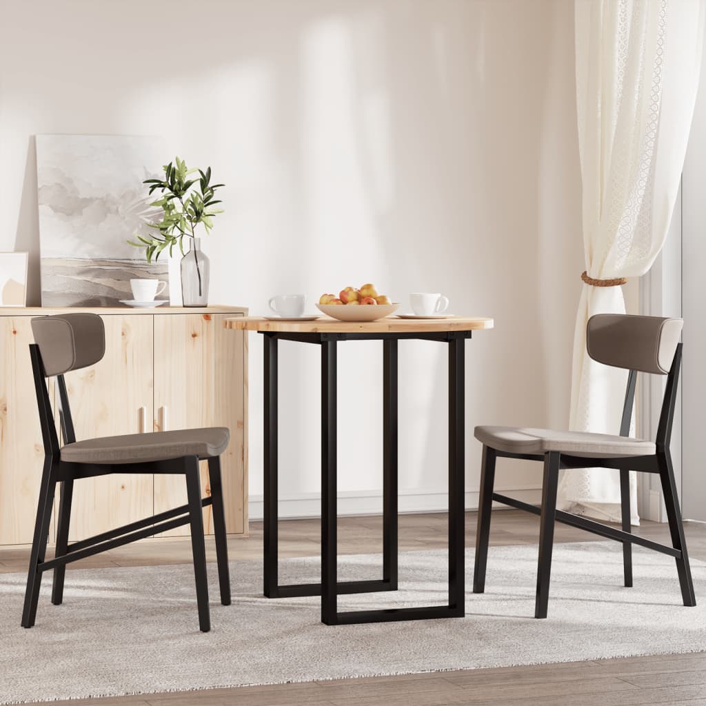 vidaXL Tablero de mesa redondo madera maciza de acacia Ø70x2 cm - Image 3