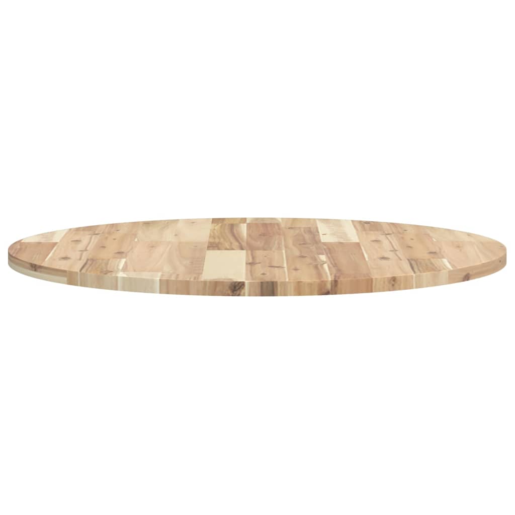vidaXL Tablero de mesa redondo madera maciza de acacia Ø70x2 cm - Image 6