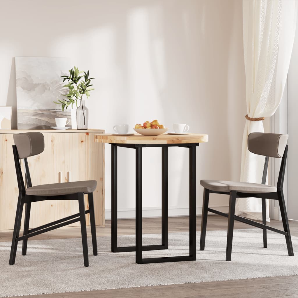 vidaXL Tablero de mesa redondo madera maciza de acacia Ø70x4 cm - Image 3