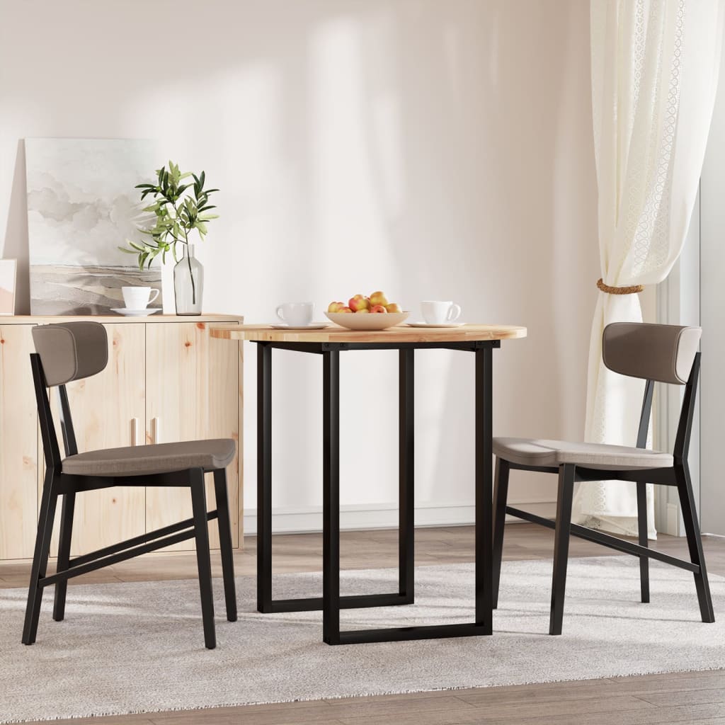 vidaXL Tablero de mesa redondo madera maciza de acacia Ø80x2 cm - Image 3