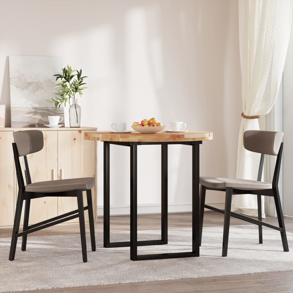 vidaXL Tablero de mesa redondo madera maciza de acacia Ø80x4 cm - Image 3