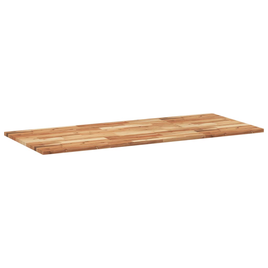 vidaXL Tablero de mesa rectangular madera maciza acacia 140x60x2 cm - Image 5