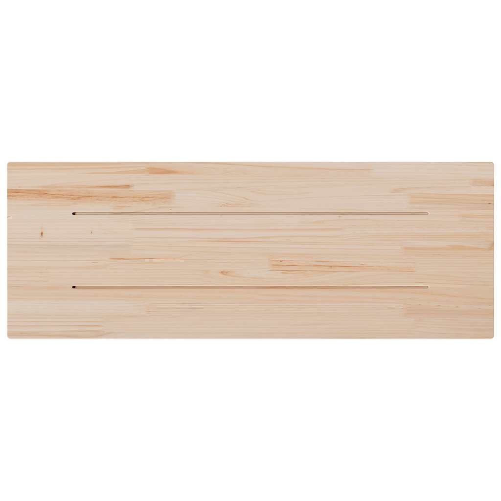 vidaXL Tablero de mesa rectangular madera maciza pino 110x40x1,7 cm - Image 6